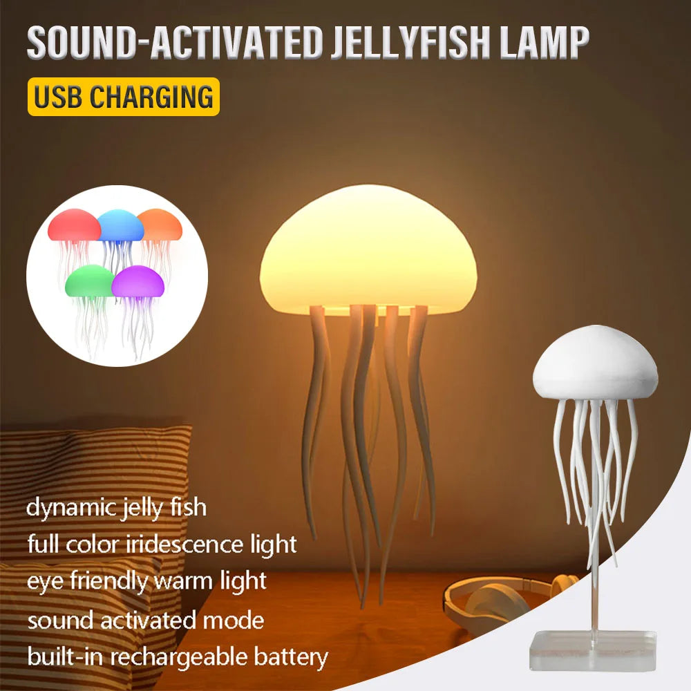 Modern Jellyfish Table Lamp LED