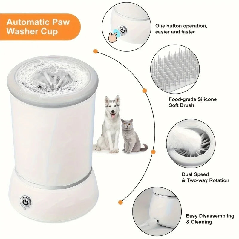 Pet Feet Washer 
Automatic Pet Foot Cleaning Cup