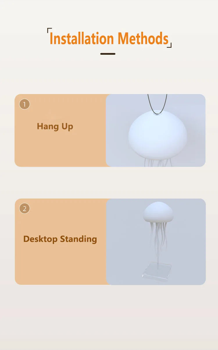 Modern Jellyfish Table Lamp LED