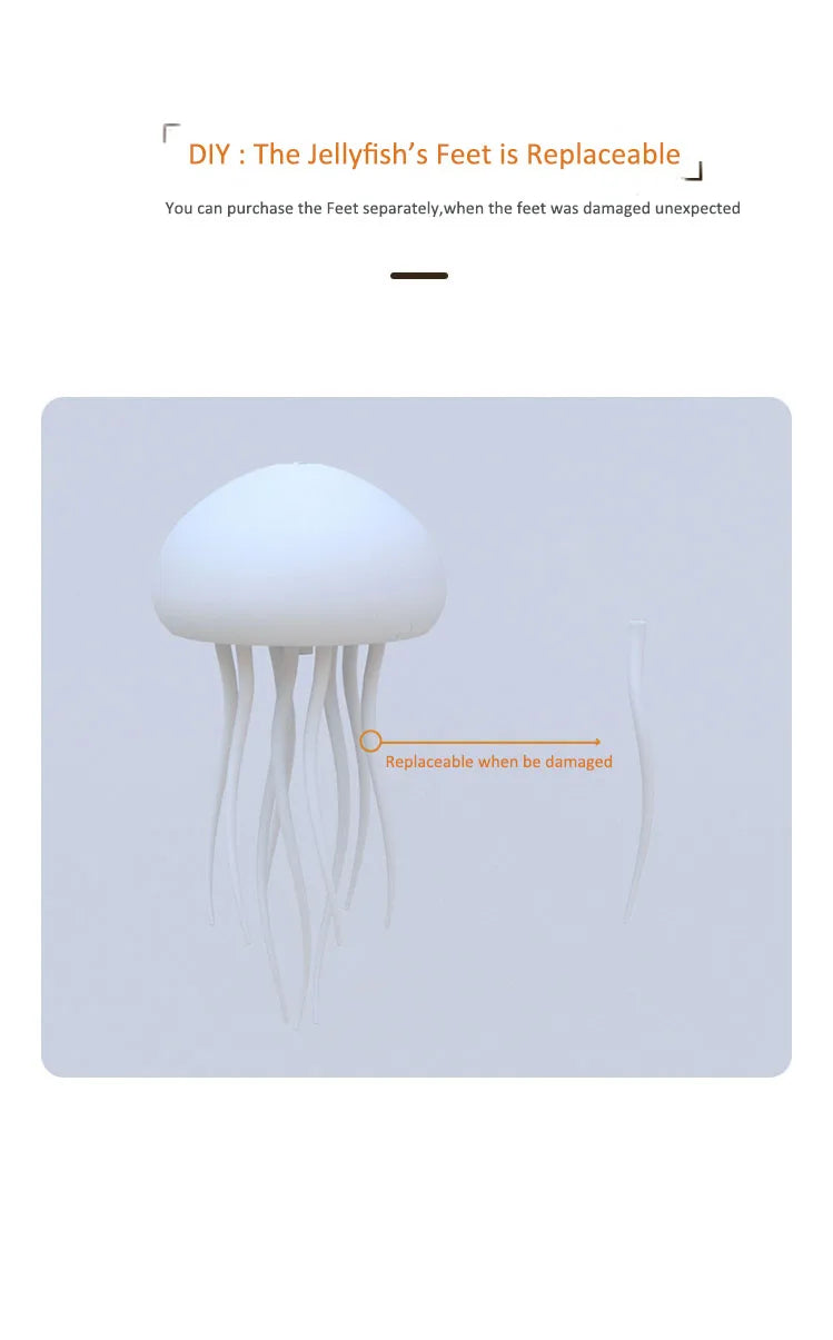 Modern Jellyfish Table Lamp LED